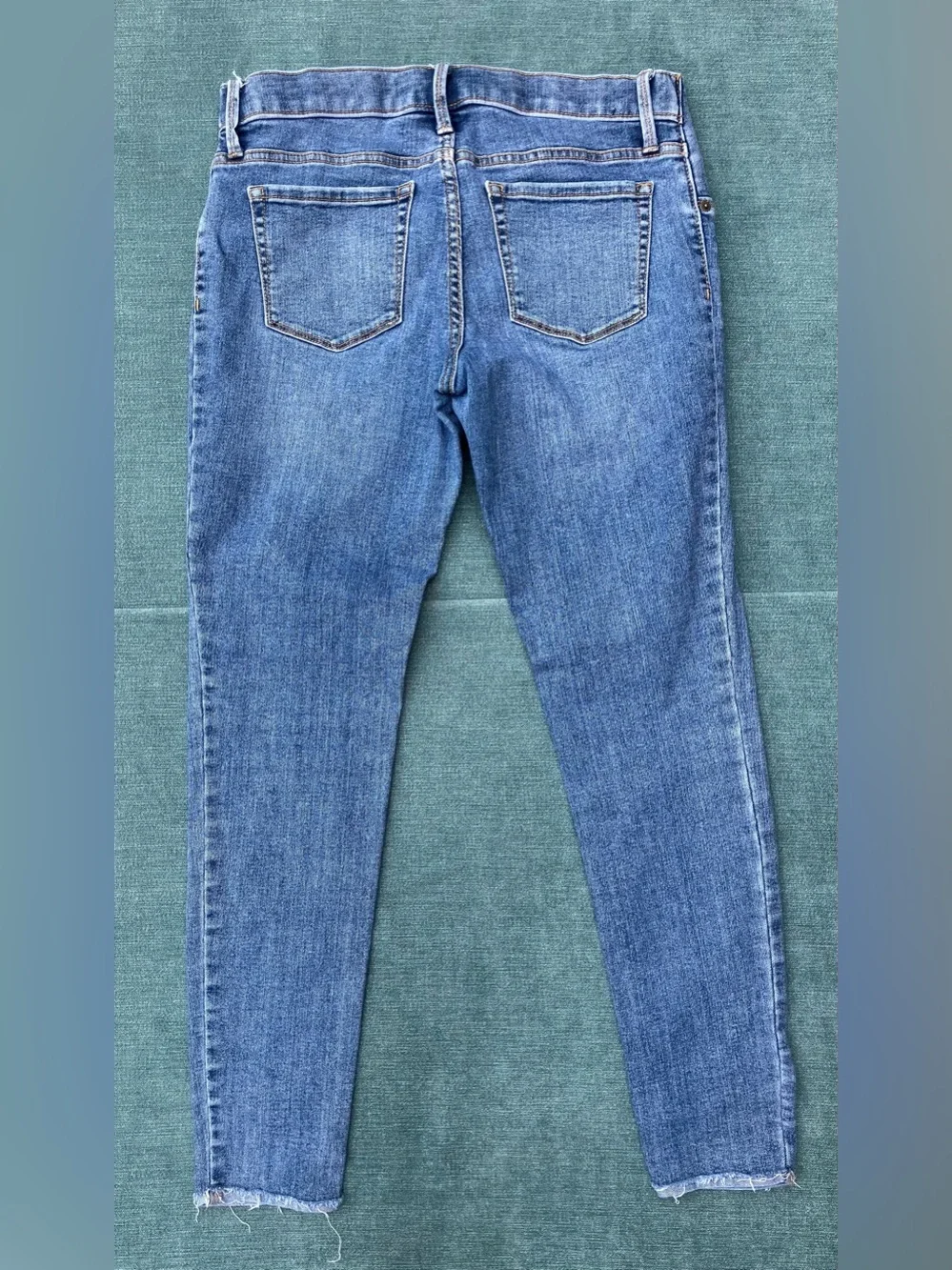 Isabel Maternity by Ingrid & Isabel Medium Blue Distressed Skinny Jeans